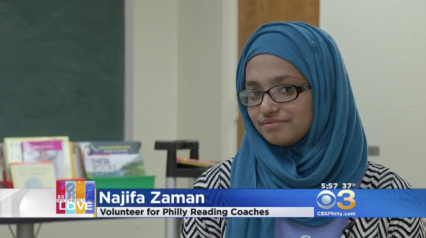 Najifa featured on CBS 3