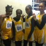 four girls track