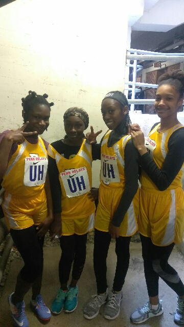 four girls track