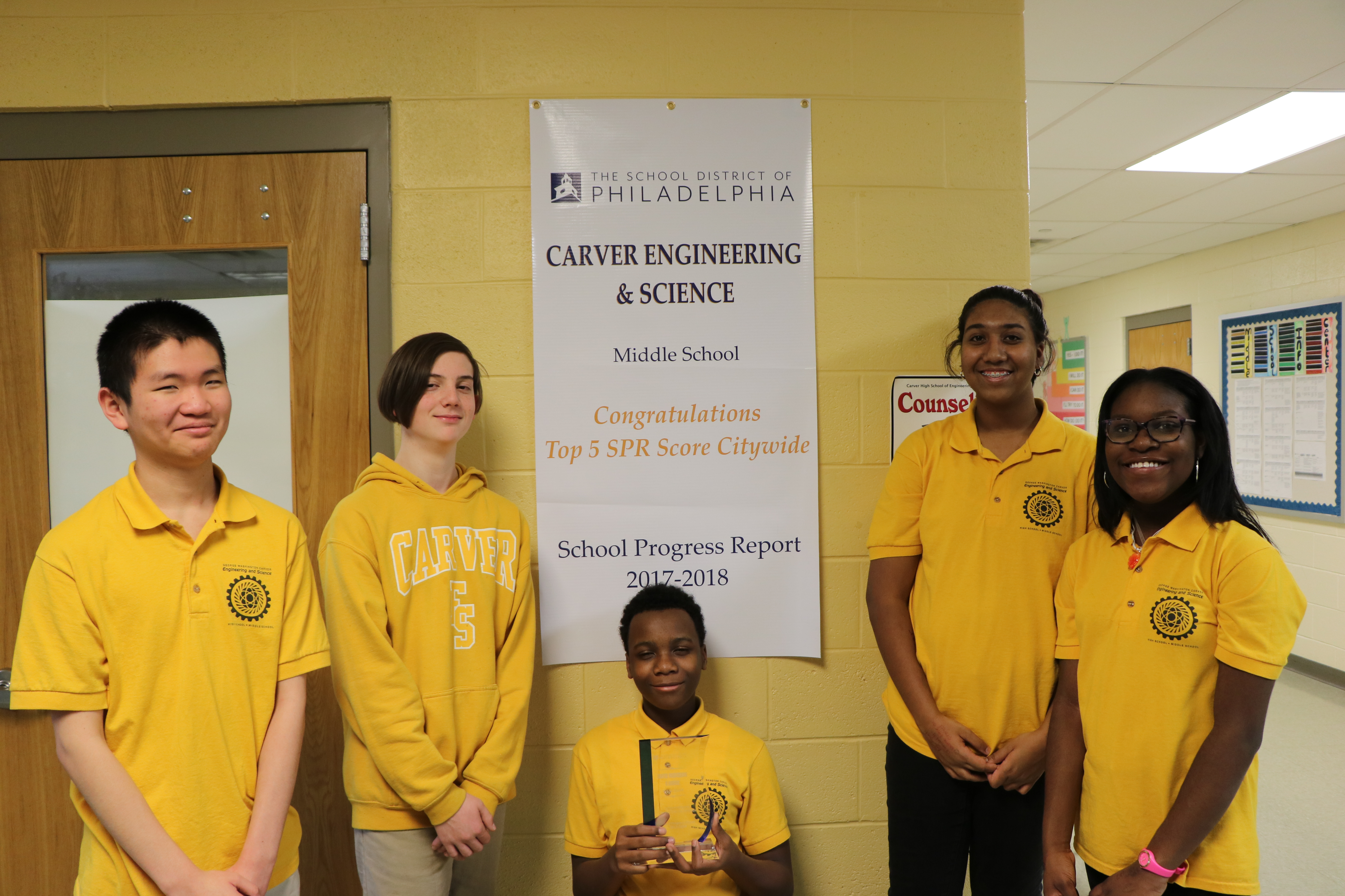 Carver Engineering & Science Achieves Top Rankings for Both Middle and