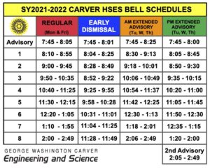 schedules