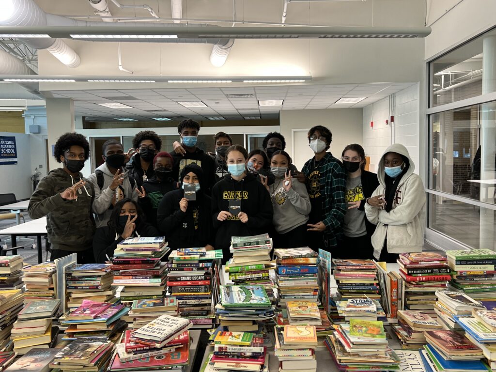 BSU Book Drive Donates 400 Books to Local Kids