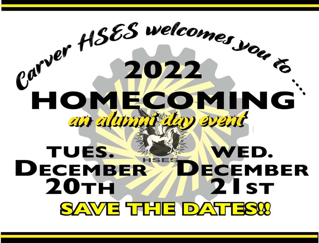 Save The Dates - Carver Homecoming