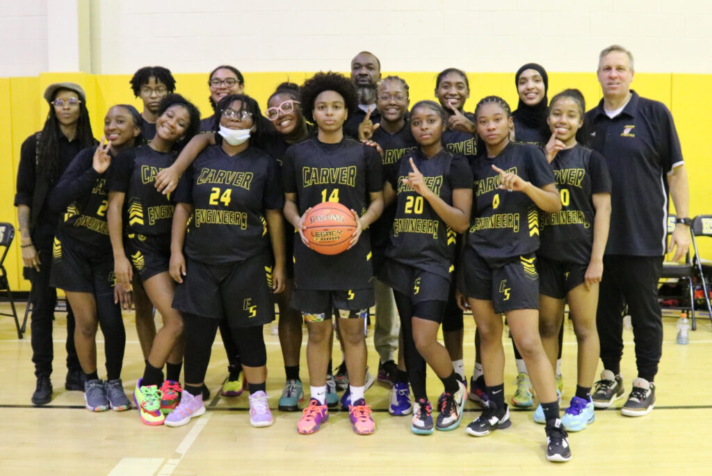 The Girls Varsity Basketball Team Wins 5th Straight!