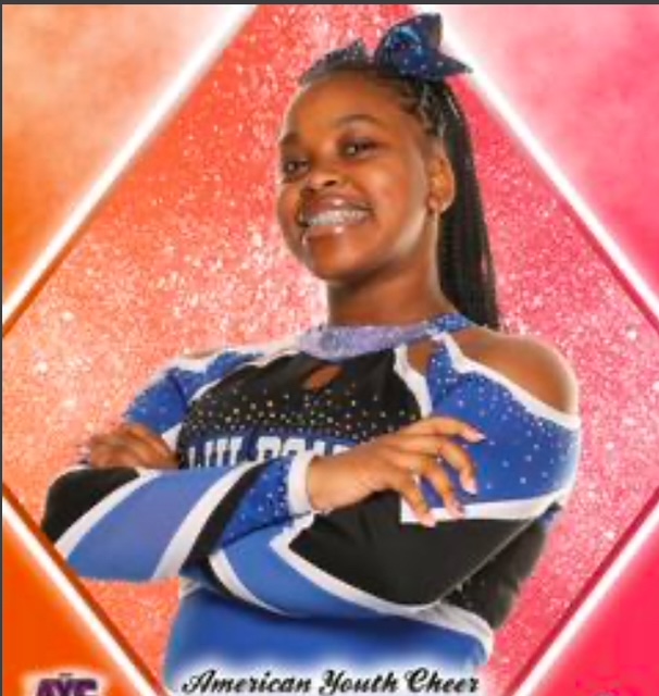 I'mani competes globally within the sport of Competitive Cheerleading