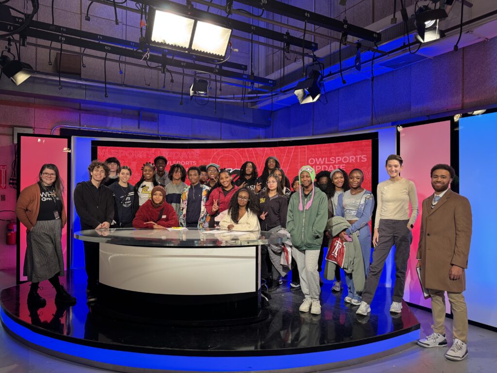 Behind the Scenes: Carver Journalism Students Get an Exclusive Look at Temple's Owl Sports Production!