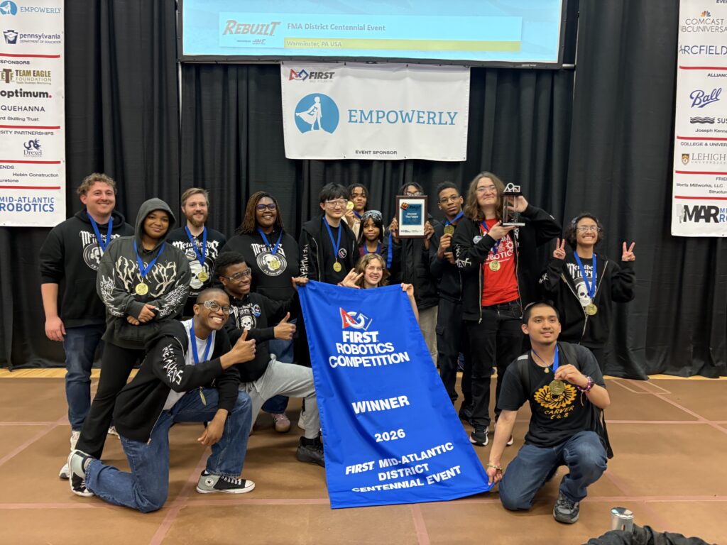 A Debut for the History Books!  Carver Wins FRC Robotics!